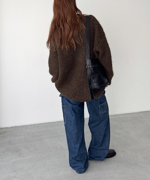 「CANAL JEAN」 「El mar」ニットカーディガン ONE SIZE アイボリー レディースの画像