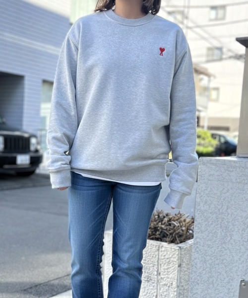 AMI Alexandre Mattiussi スウェットカットソー L グレー レディース