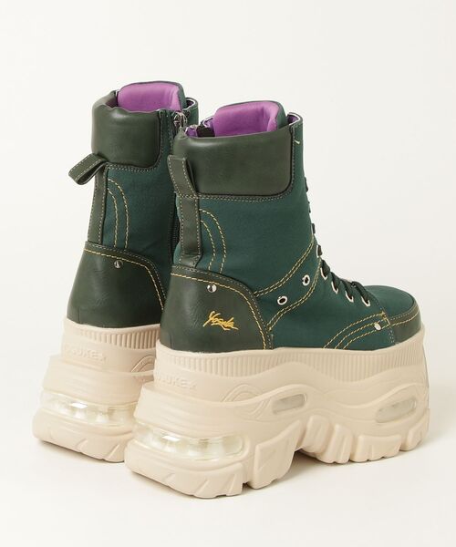 「YOSUKE」 ハイカットスニーカー L ブラック レディースの画像
