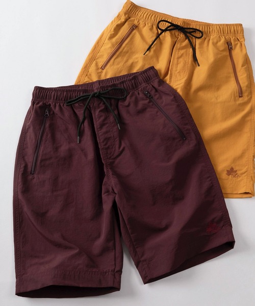 ブラウン ロゴ入り ショートパンツ Lサイズ LOGOS（ロゴス） ハーフパンツ パンツ 「71」「LOGOS/ロゴス」ワン