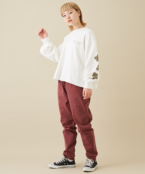 「CUBE SUGAR」 スウェットカットソー M ベージュ レディース_画像4