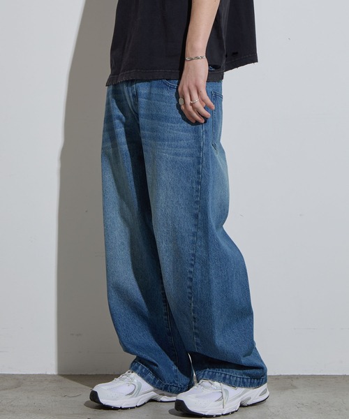 「SLICK」 デニムパンツ 1 インディゴブルー メンズ_画像3
