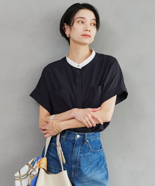 【未使用】ebure コットンブラウス 38 ベルスリーブ ブルー 未使用】ebure コットンブラウス 38 ベルスリーブ ブルー 2026年最新