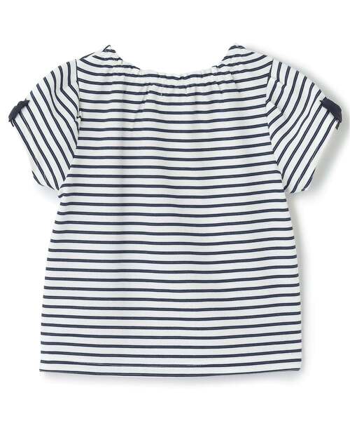 mezzo piano tシャツ ウサギ・ネコ マリン半袖Tシャツ「接触冷感