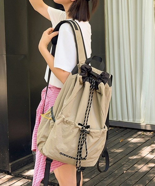 オモニリュック様 miniministore（ミニミニストア） デイバック リュック パラコード巾着