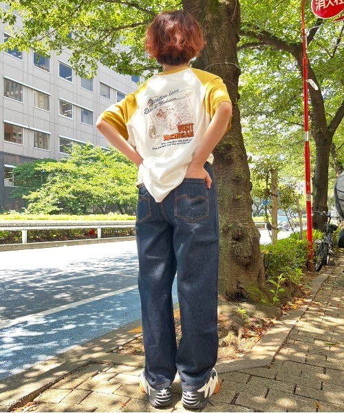 「DOUBLE NAME」 デニムパンツ FREE サックスブルー レディース_画像9