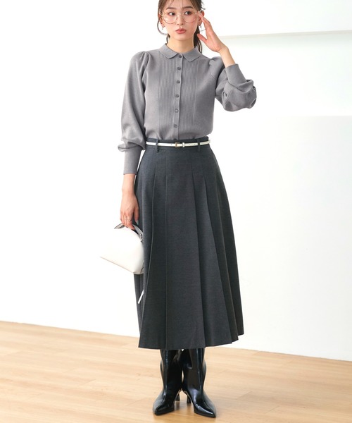 「RUIRUE BOUTIQUE」 ニットカーディガン M ブラック レディース_画像6