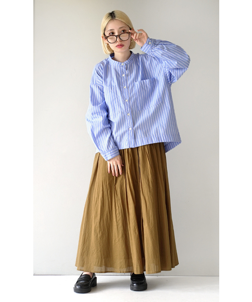 「e-zakkamania stores」 「mettre」長袖ブラウス フリー ベージュ レディース_画像2