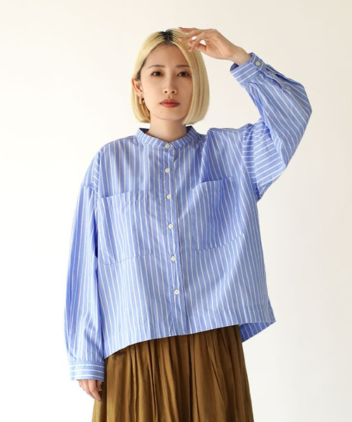 「e-zakkamania stores」 「mettre」長袖ブラウス フリー ベージュ レディース_画像6