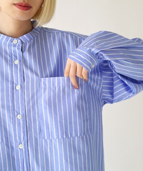 「e-zakkamania stores」 「mettre」長袖ブラウス フリー ベージュ レディース_画像9