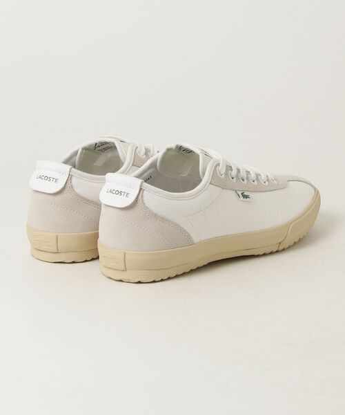 「LACOSTE」 ローカットスニーカー 26.0cm ホワイト メンズ_画像2