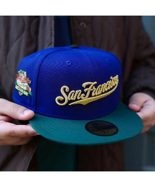 ニューエラ キャップ 帽子 メンズ ニューエラ「NEW ERA」 - サンフランシスコジャイアンツ「San Francisco Giants 59Fifty Battle of the Bay Dark Royal/… | NEW ERA | 02