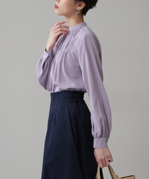 「N.（N. Natural Beauty Basic）」 長袖ブラウス MEDIUM オフホワイト レディース_画像3