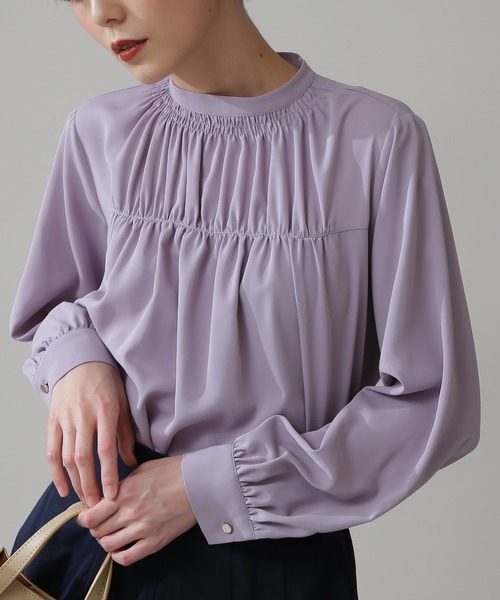 「N.（N. Natural Beauty Basic）」 長袖ブラウス MEDIUM オフホワイト レディース_画像9