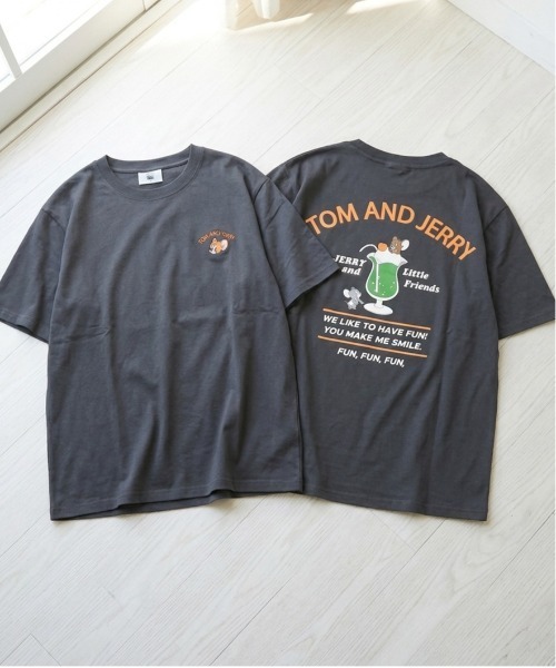 tシャツ 「TOM＆JERRY/トムとジェリー」キャラクターバックプリント