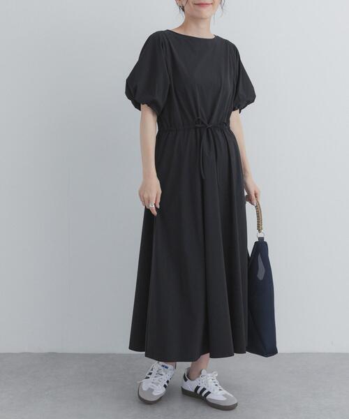 k*様 GW中お値下げＭORAB ITO黒 半袖 ワンピース ウエストベルト付き URBAN RESEARCH DOORS（アーバンリサーチドアーズ） ワンピース 半袖