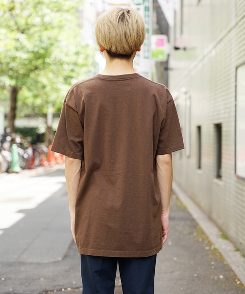 「FUNG」 半袖Tシャツ S ダークブラウン メンズ_画像4