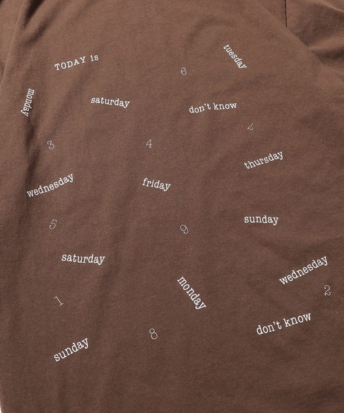 「FUNG」 半袖Tシャツ S ダークブラウン メンズ_画像7