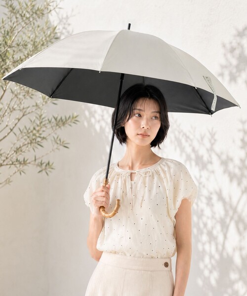 週末限定‼️新品未使用、刺繍晴雨兼用　長日傘 Afternoon Tea（アフタヌーンティー） 日傘 傘 「UVカット率・遮光率