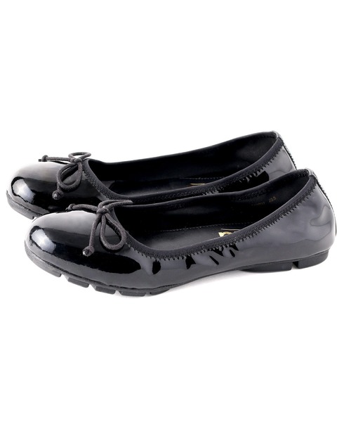 「coca（ANDEX shoes product）」 バレエシューズ 23cm ブラック レディース_画像2