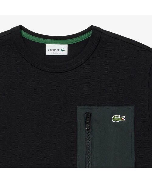 「LACOSTE」 半袖Tシャツ 5 ブラック メンズ_画像7