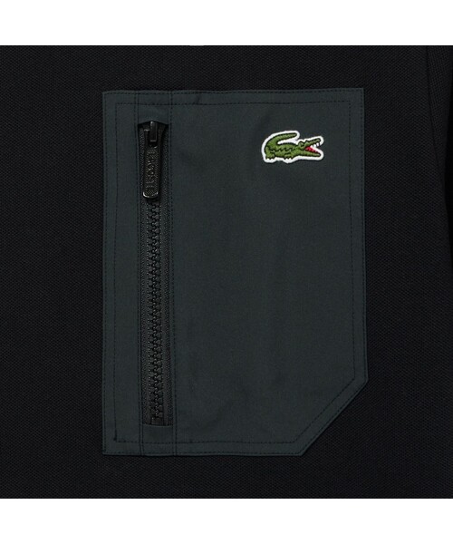 「LACOSTE」 半袖Tシャツ 5 ブラック メンズ_画像8