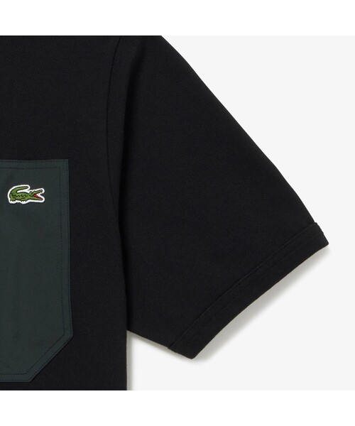 「LACOSTE」 半袖Tシャツ 5 ブラック メンズ_画像9