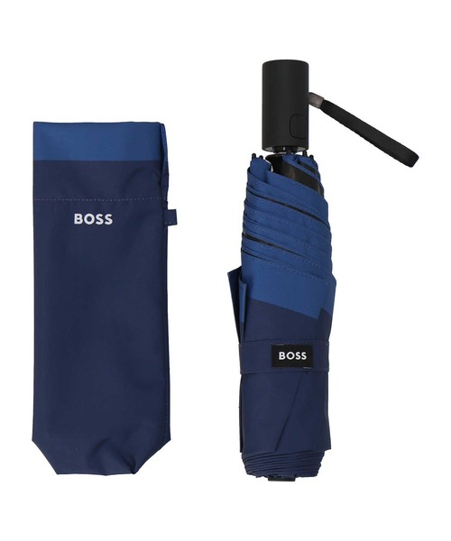 BOSS（HUGO BOSS） 日傘 折りたたみ傘 折り畳み 晴雨兼用 自動開閉