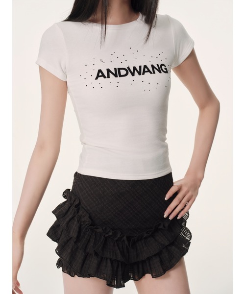 andwang Tiered Frill Bloomers ミニスカート 黒 ANDWANG スカート Tiered Frill Bloomers : ZOZOTOWN Yahoo!店 - 通販
