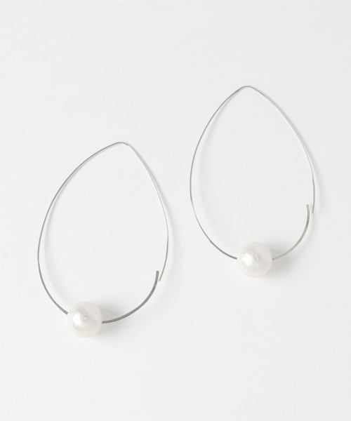 anq. ピアス 「anq.」コットンパール ピアス レディース