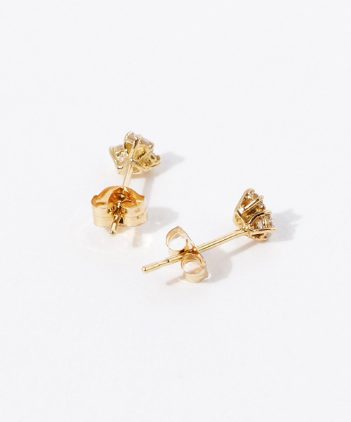 anq. ピアス 「anq.」K18・troisダイヤピアス レディース
