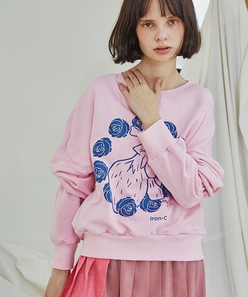 RRR123☆関税込☆Love Stuff ペイント スウェットシャツ RRR123 ペイント Love Stuff スウェットシャツ○関送無料○