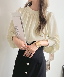 シャツ ブラウス 【EASY CARE】ハイネックバルーンスリーブブラウス :46114752:ZOZOTOWN Yahoo!店 - 通販 - Yahoo!ショッピング