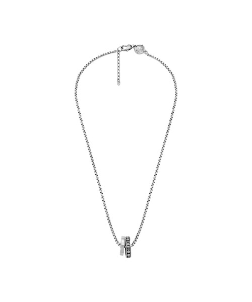 Diesel DX1168040ネックレス Amazon | ディーゼル ダブル リング ネックレス ペンダント