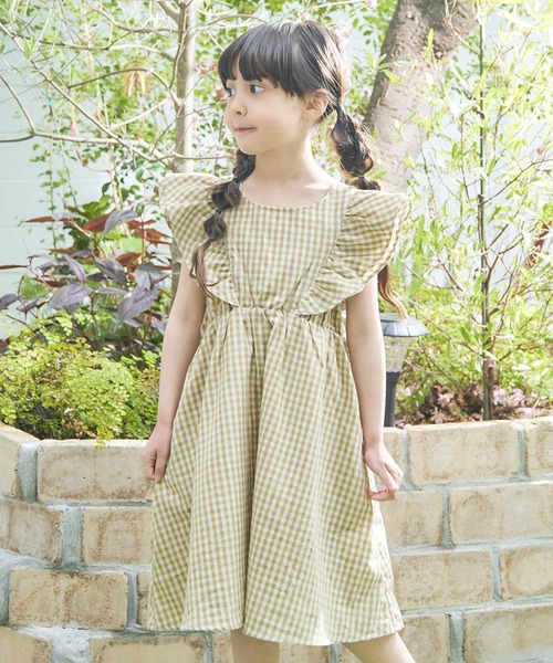ワンピース ギンガムチェックラッフルワンピース Belle Ile Nature Org