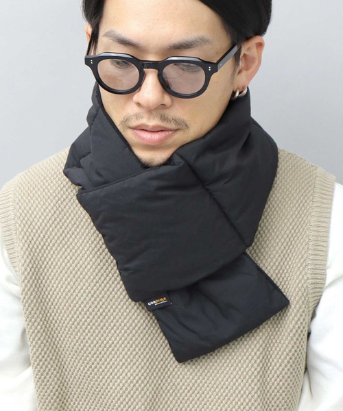 KAPITAL キャピタル　ネックウォーマー　マフラー　BLACK KAPITAL][キャピタル][縮絨ウール ジャーニーカリブマフラー (ブラック