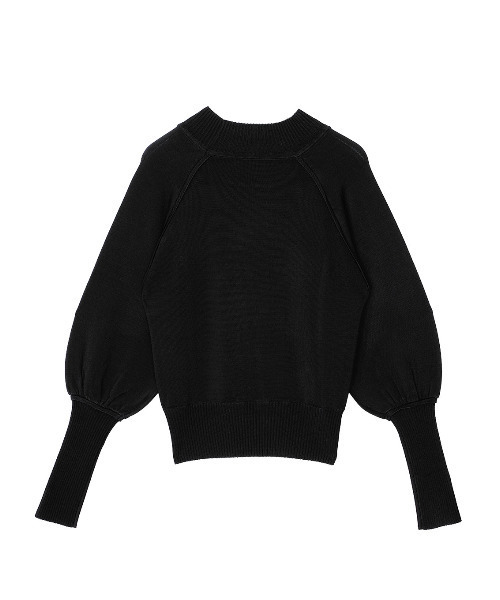 ニット セーター SWITCHING RIB KNIT TOP レディース