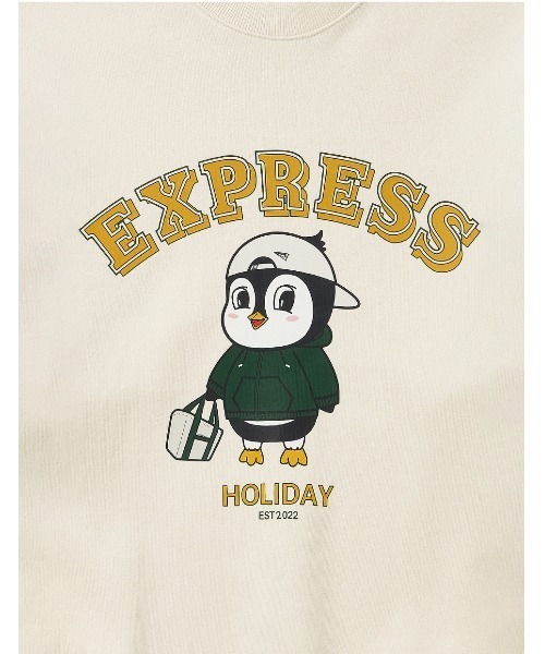 トレーナー スウェット A'GEM/9 × .kom「Express Holiday/エクスプレスホリデー」Express Holiday Stand Express Holiday トレーナー スウェット A'GEM/9 × .kom