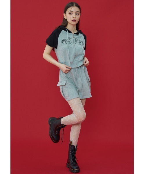 パーカー A'GEM/9 × .kom「 FANCY CLUB/ファンシークラブ」ZEST STITCH HOOD ZIP UP/ステッチフーディー FANCY CLUB パーカー A'GEM/9 × .kom「 CLUB/ファンシークラブ