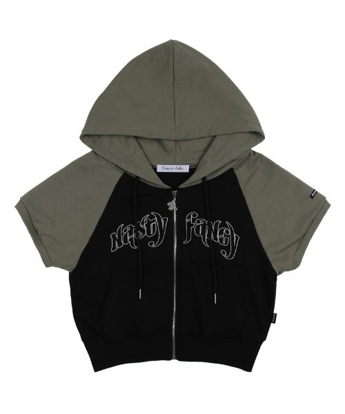 パーカー A'GEM/9 × .kom「 FANCY CLUB/ファンシークラブ」ZEST STITCH HOOD ZIP UP/ステッチフーディー A'GEM/9 × .kom『 FANCY CLUB/ファンシークラブ』ZEST STITCH