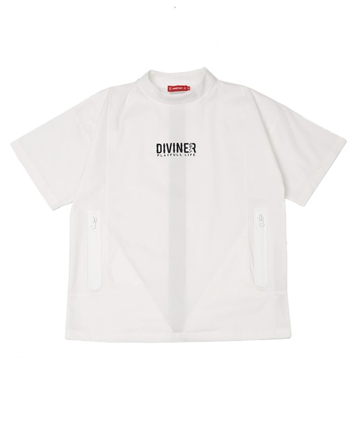 ゴルフ ストレッチ布帛半袖PO メンズ ウインドブレーカー プルオーバージャケット ゴルフウェア 春服 メンズ | DIVINER GOLF | 02