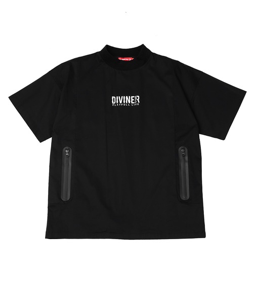 ゴルフ ストレッチ布帛半袖PO メンズ ウインドブレーカー プルオーバージャケット ゴルフウェア 春服 メンズ | DIVINER GOLF | 06