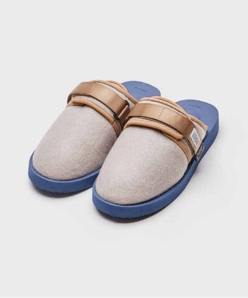 suicoke サンダル ZAVO-FEab - Taupe/Navy メンズ : ZOZOTOWN