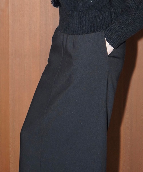 美品CLANE ⭐︎2WAY ADJUST LOW WAIST SKIRT 黒　S CLANE - アジャスター付きスカート - 2WAY ADJUST LOW WAIST SKIRT