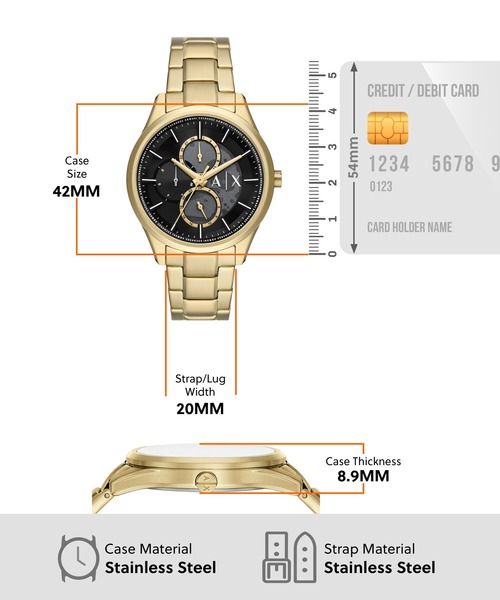 ARMANI EXCHANGE 腕時計 アルマーニ・エクスチェンジ メンズ アナログ