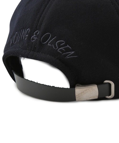 YOUNG & OLSEN 黒キャップ Fサイズ カシミア100% - メルカリ