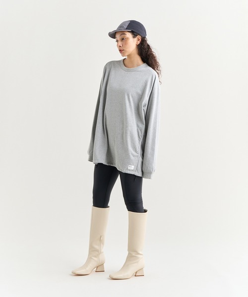 NANGA tシャツ ECO HYBRID OVERSIZED L/S TEE / エコ