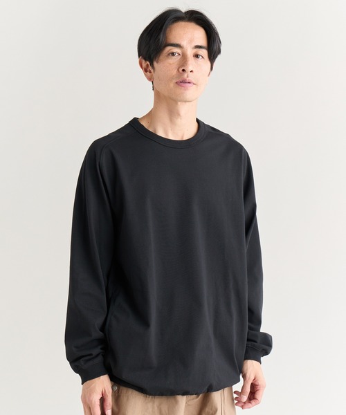 snaked lows SNKD オーバーサイズTシャツ ブラック Ｌ NANGA（ナンガ） tシャツ ECO HYBRID OVERSIZED L/S TEE / エコ