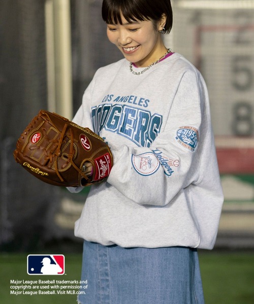LEPSIM トレーナー スウェット MLB クルーネックスウェット