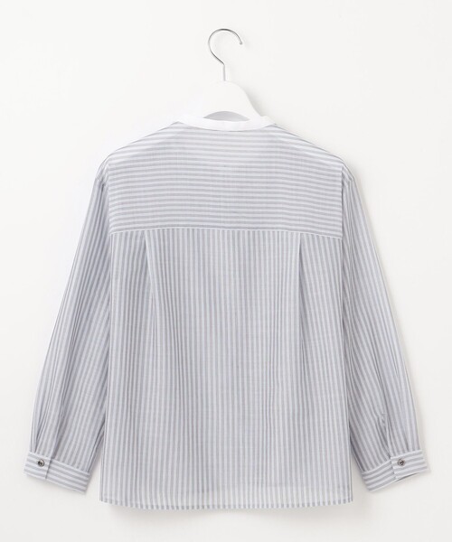 tシャツ シアーピンストライプ カットソー レディース tシャツ シアーピンストライプ カットソー レディース